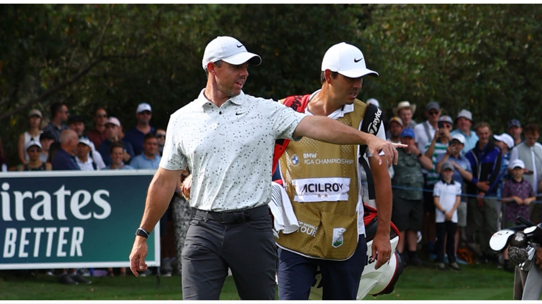 WATCH: Rory McIlroy cracks up after luckiest (?!) shot of his career